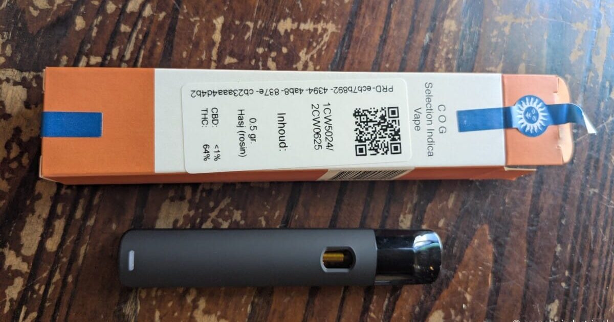 CanAdelaar wietexperiment vape pen indica