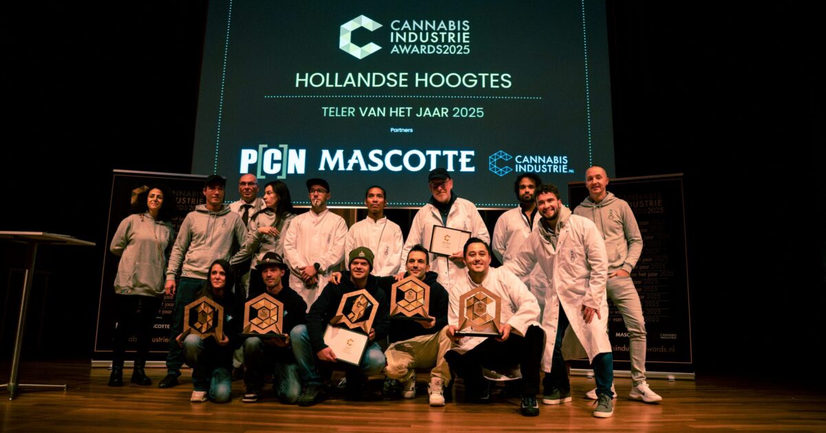 Cannabis Industrie Awards 2025 winnaar Hollandse Hoogtes